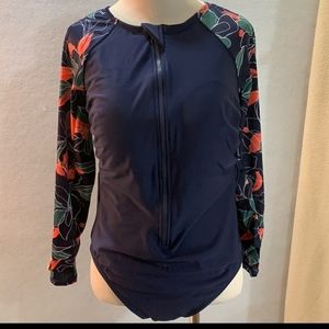 All In Motion One Piece Rashguard Swimsuit